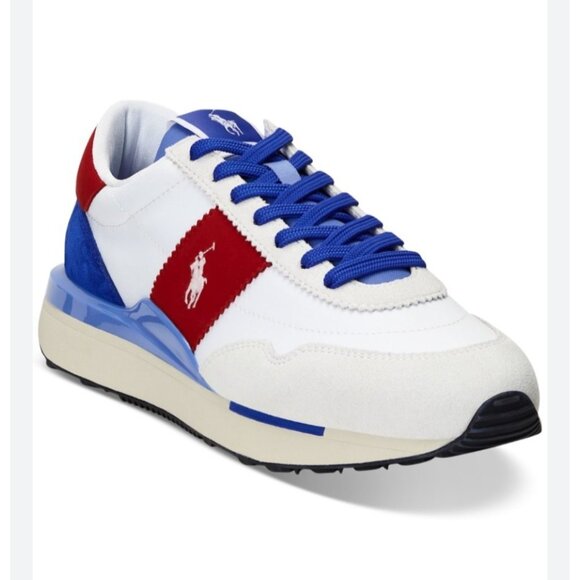 POLO RALPH LAUREN Train 89 Suede-Paneled Sneaker - NEW! Men's 13D - Picture 6 of 11